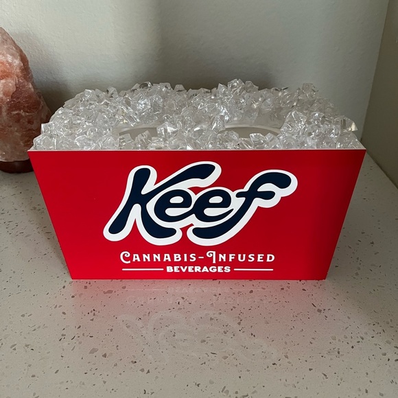 Keef Cannabis Infused Drink Merchandise Red & White Display One of A Kind - Picture 2 of 12